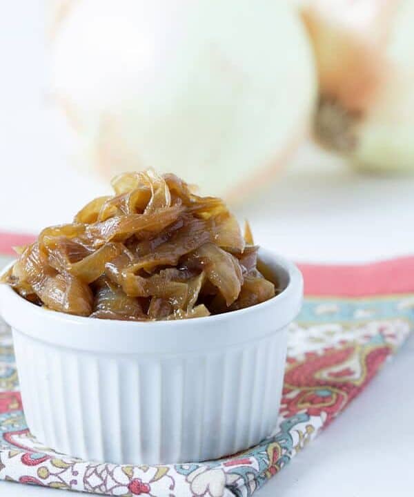 Apple Cider Vinegar Caramelized Onions