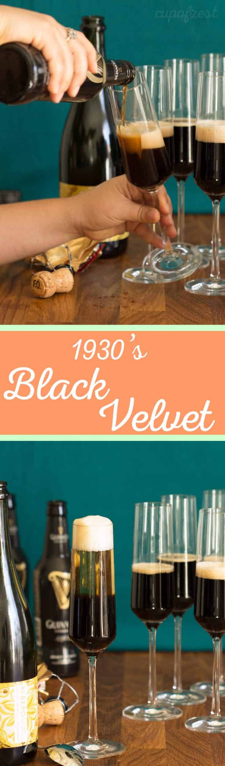 Black Velvet Long Pin
