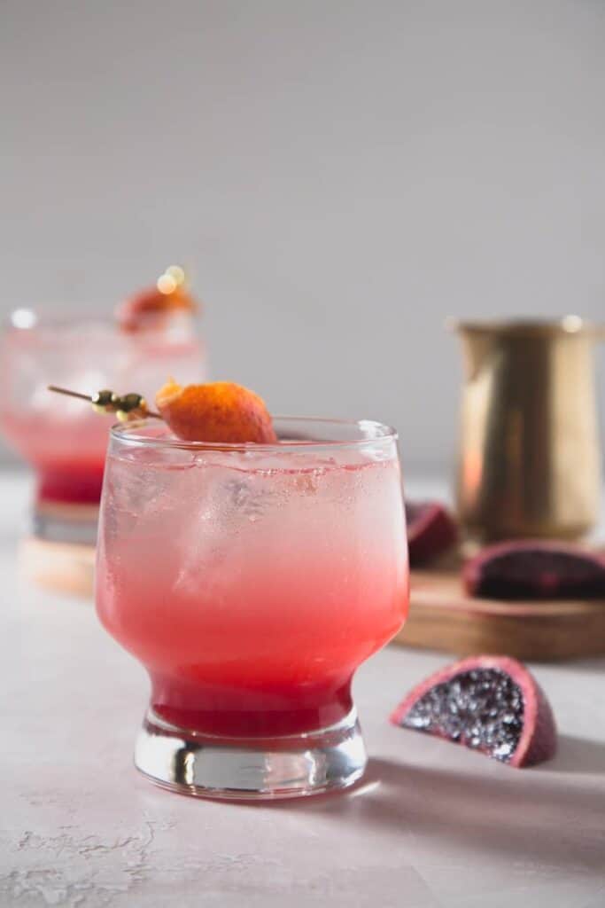 5 Minute Blood Orange Gin and Tonic Recipe Cup of Zest
