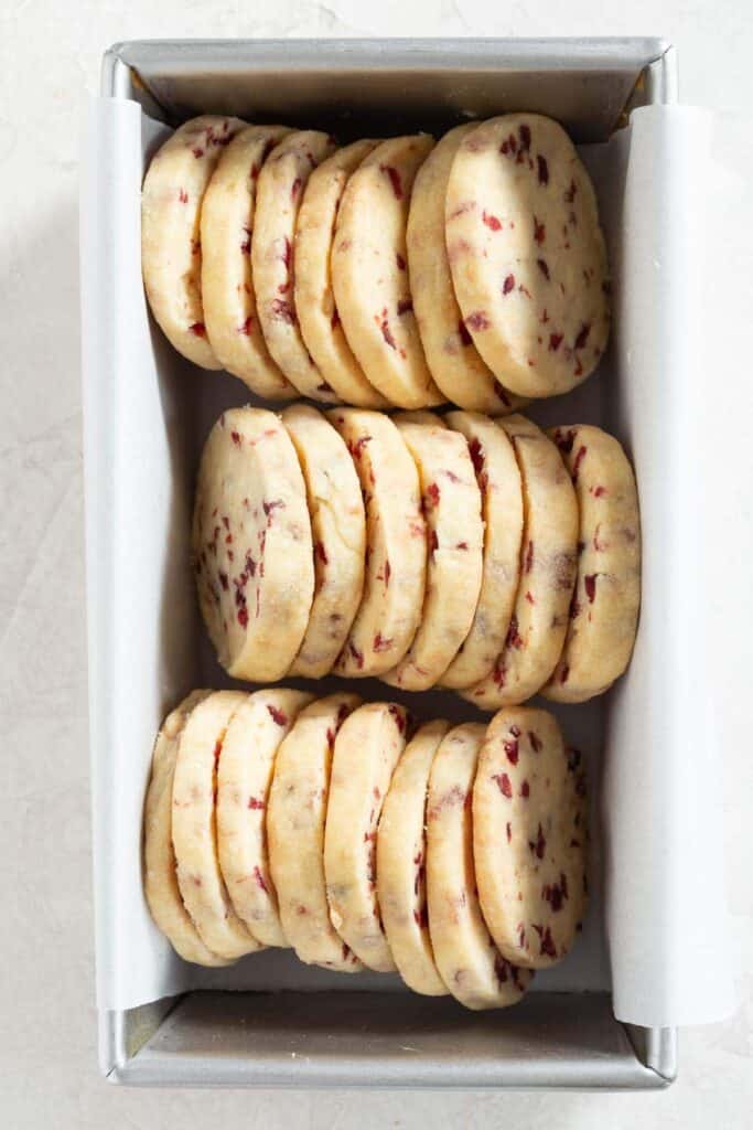 Cranberry White Chocolate Shortbread Cookies Cup of Zest