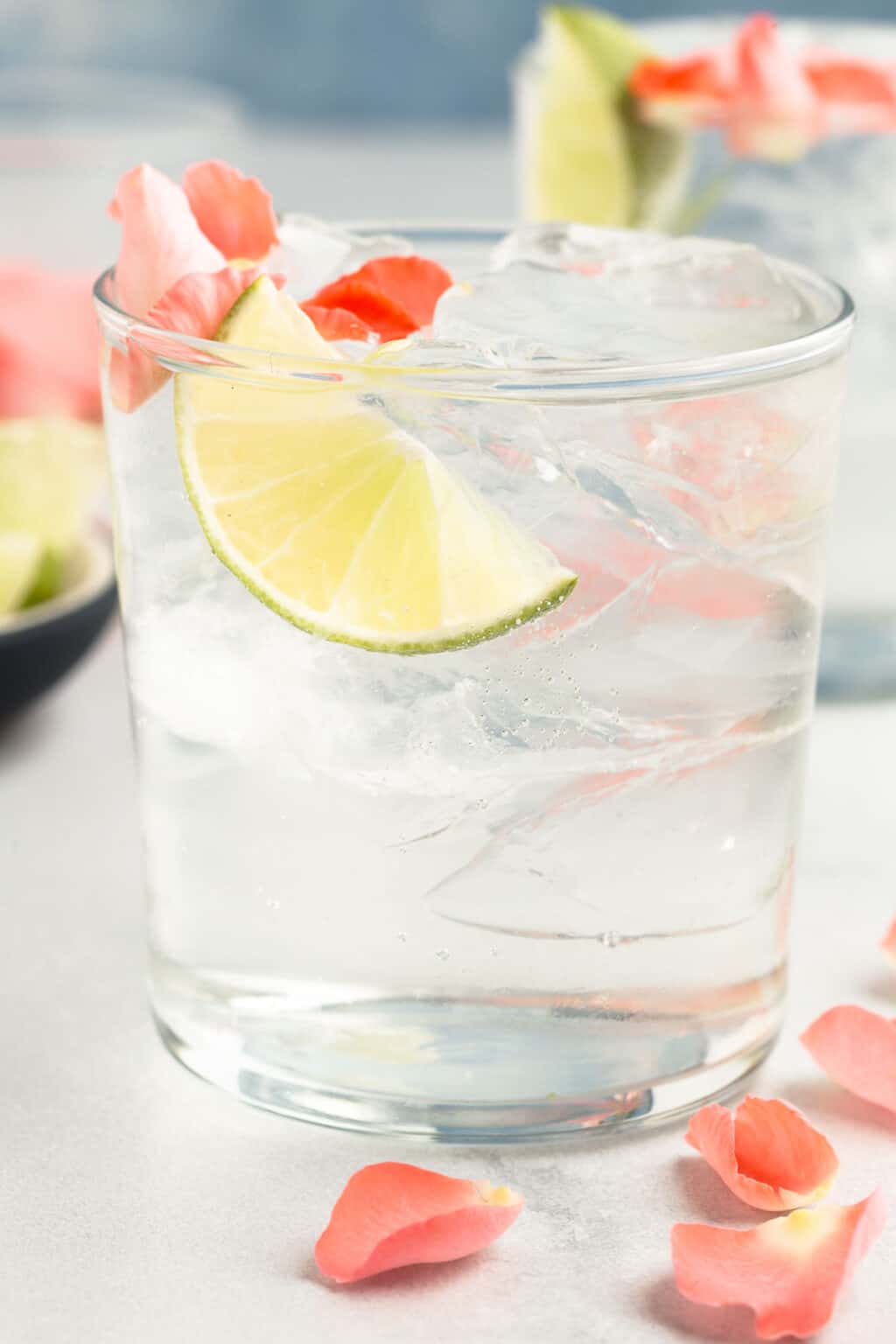 Rose Water Gin & Tonic Cocktail Cup of Zest