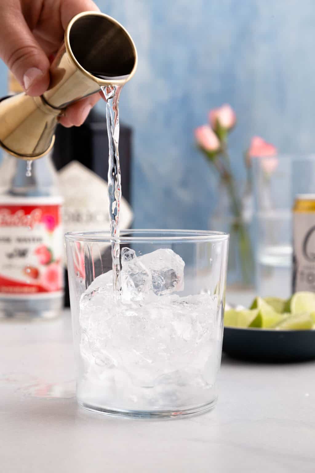 Rose Water Gin & Tonic Cocktail Cup of Zest