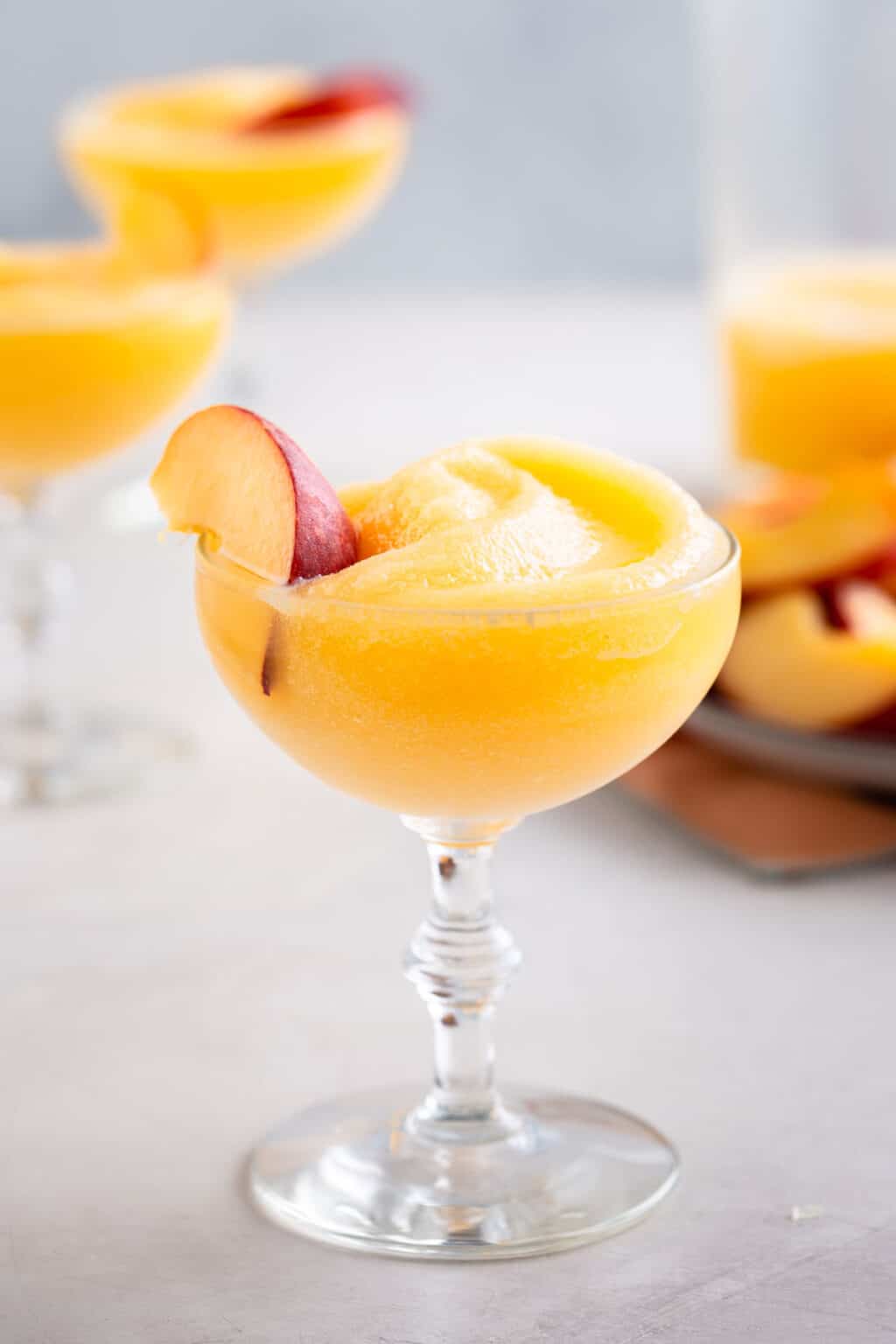 4 Ingredient Frozen Bellini Cocktail Recipe - Cup of Zest