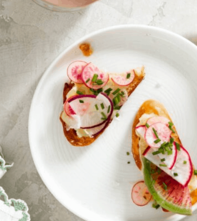 Radishes and Butter Crostini Appetizer - GWS Cover
